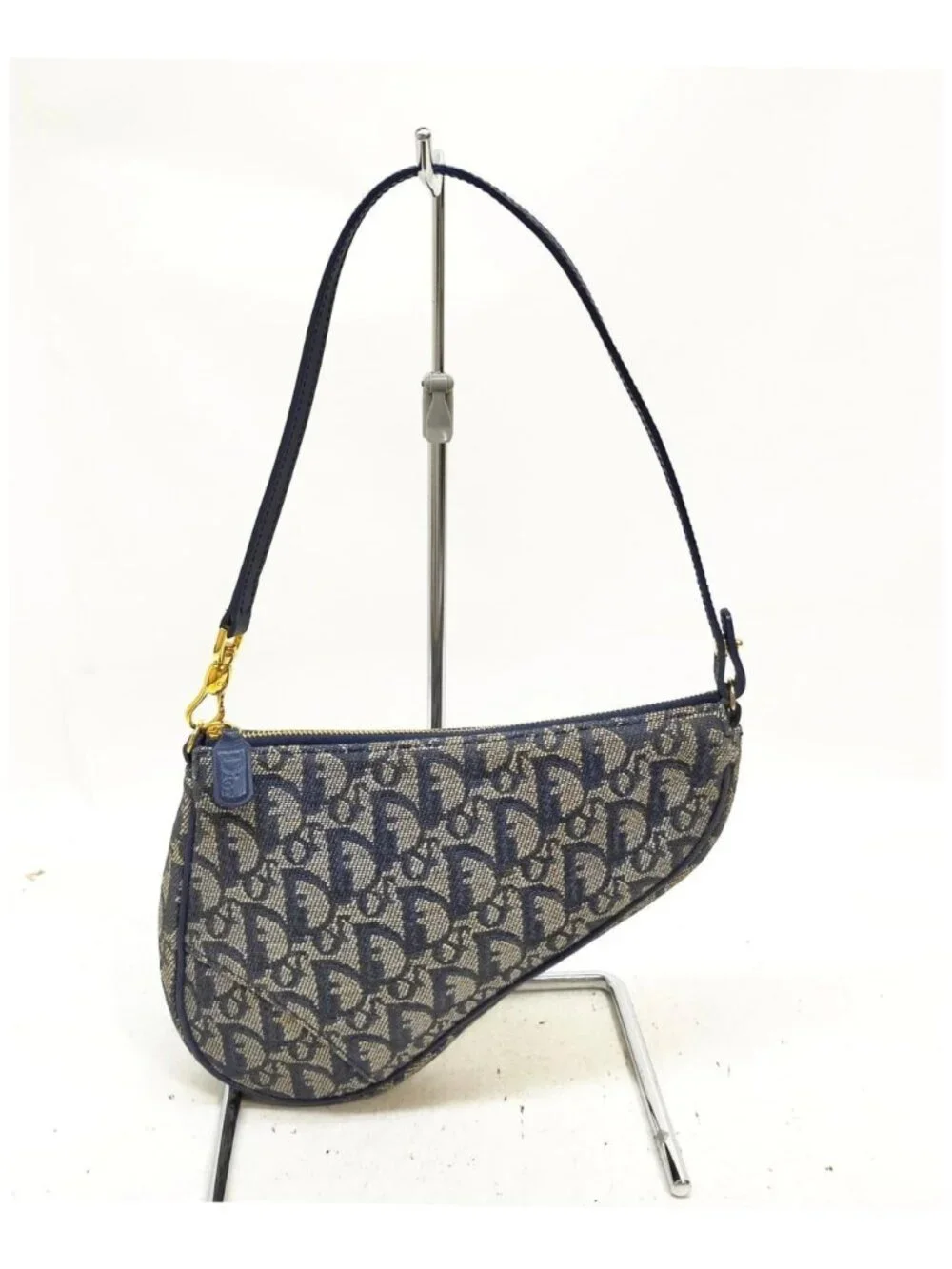 Authentic Christian Dior Trotter Saddle Pochette Shoulder Bag